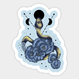 Snake of sin Sticker